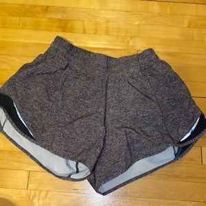 Grey herringbone lululemon shorts